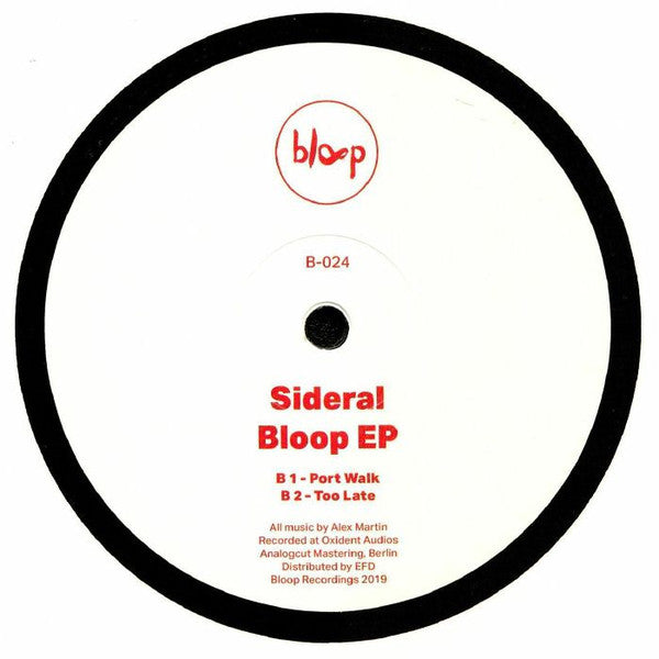 Sideral (2) : Bloop EP (12", EP)
