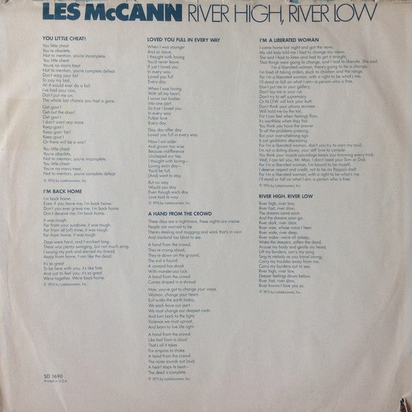 Les McCann : River High, River Low (LP, Album, PRC)