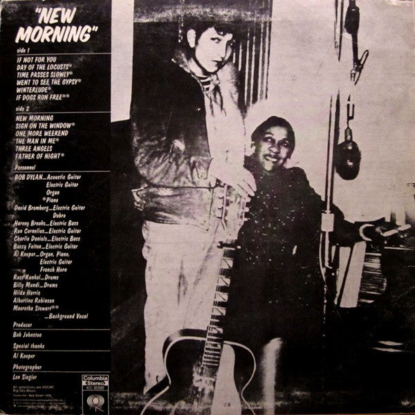 Bob Dylan : New Morning (LP,Album,Stereo)