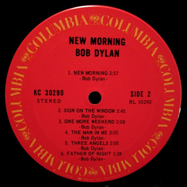 Bob Dylan : New Morning (LP,Album,Stereo)