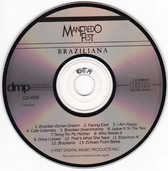 Manfredo Fest : Braziliana (CD, Album)