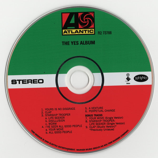 Yes : The Yes Album (CD, Album, RE, RM, Tec)