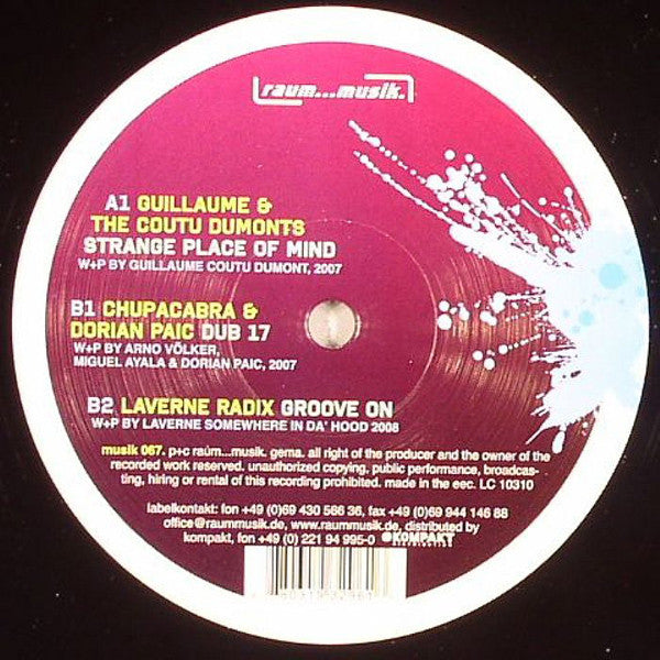 Various : Ten Years Raum - Sampler Part One Of Three (12",Sampler)