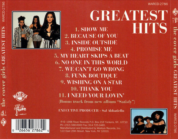The Cover Girls : Greatest Hits (CD, Comp)