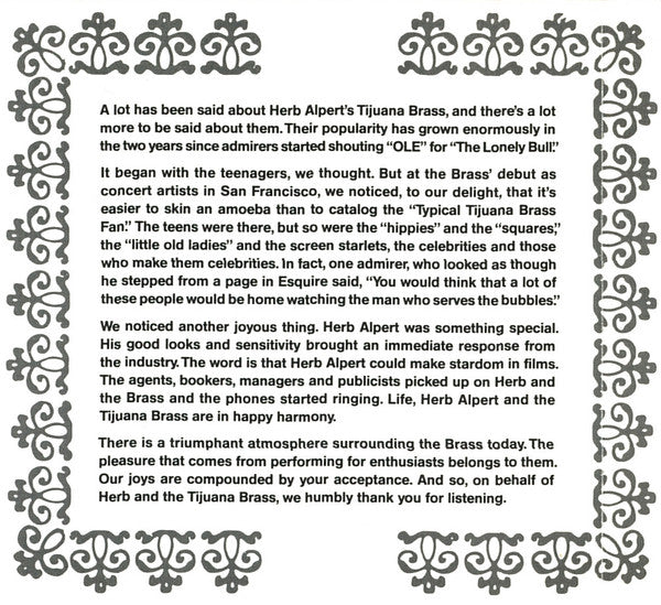 Herb Alpert & The Tijuana Brass : Whipped Cream & Other Delights (CD, Album, RE)