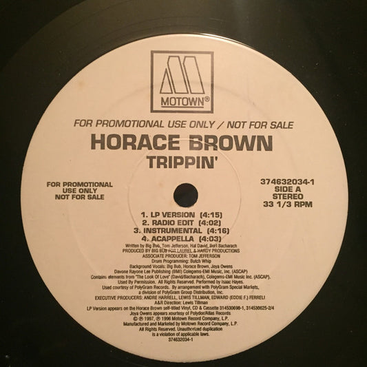 Horace Brown : Trippin' / Why Why Why (Promo,12")