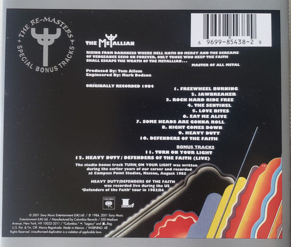 Judas Priest : Defenders Of The Faith (Album,Reissue,Remastered,Repress)