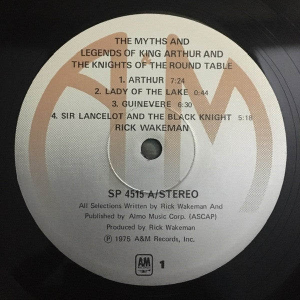 Rick Wakeman : The Myths And Legends Of King Arthur And The Knights Of The Round Table (LP, Album, Gat)
