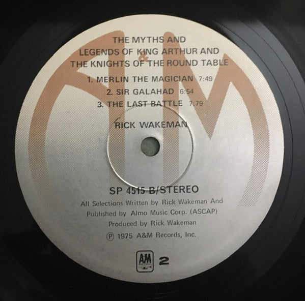 Rick Wakeman : The Myths And Legends Of King Arthur And The Knights Of The Round Table (LP, Album, Gat)