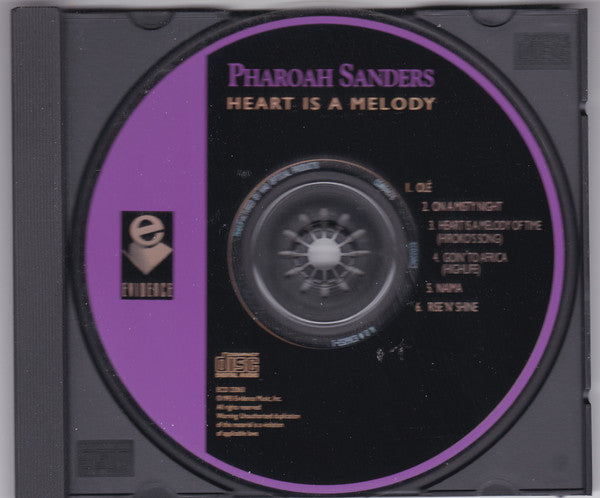 Pharoah Sanders : Heart Is A Melody (CD, Album, RE)