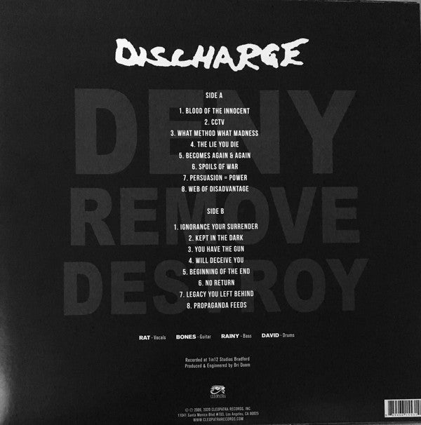 Discharge : Disensitise (LP, Album, RP, Whi)