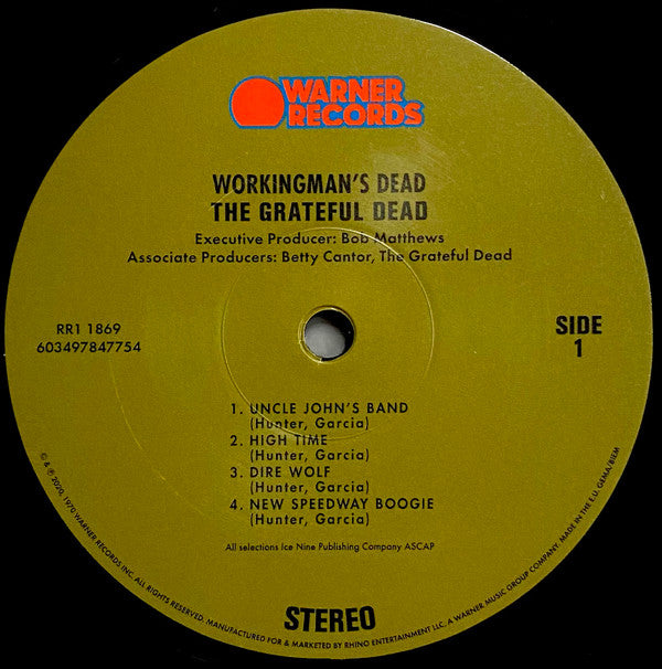 Grateful Dead, The : Workingman's Dead (LP,Album,Reissue,Remastered)