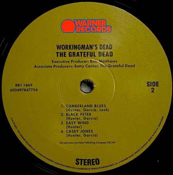 Grateful Dead, The : Workingman's Dead (LP,Album,Reissue,Remastered)
