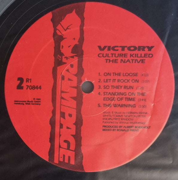 Victory (3) : Culture Killed The Native (LP,Album)
