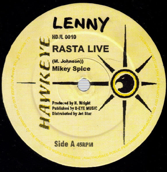 Mikey Spice / Phillip Frazer* : Rasta Live / In Love With A Natty (12")