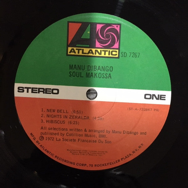 Manu Dibango : Soul Makossa (LP,Album,Club Edition,Stereo)