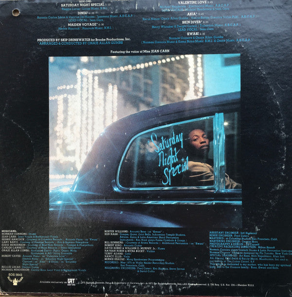 Norman Connors : Saturday Night Special (LP, Album, Promo, DJ )
