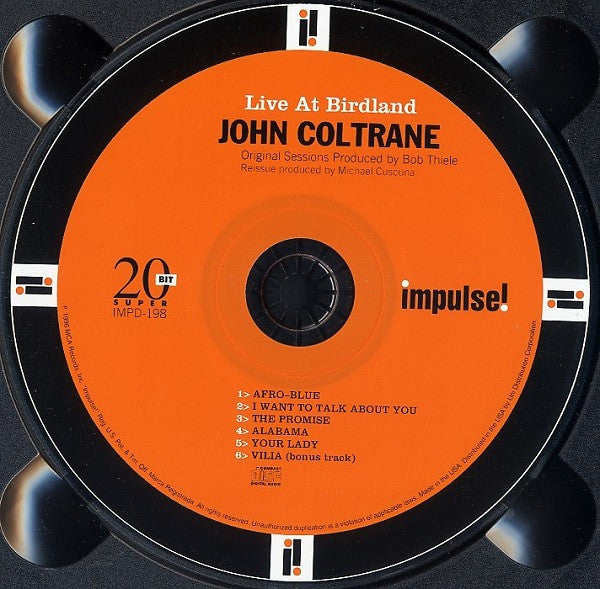 John Coltrane : Live At Birdland (CD, Album, RE, Dig)