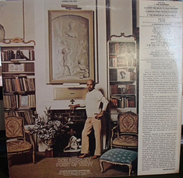 Don Shirley : The Don Shirley Point Of View (LP, Album, PR)