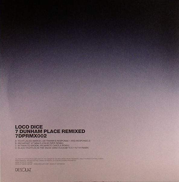 Loco Dice : 7 Dunham Place Remixed (2x12")