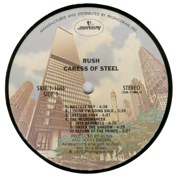 Rush : Caress Of Steel (LP, Album, Gat)