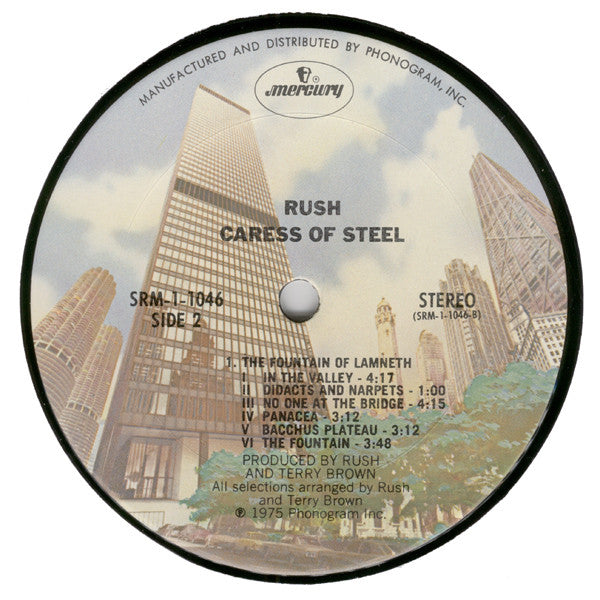 Rush : Caress Of Steel (LP, Album, Gat)