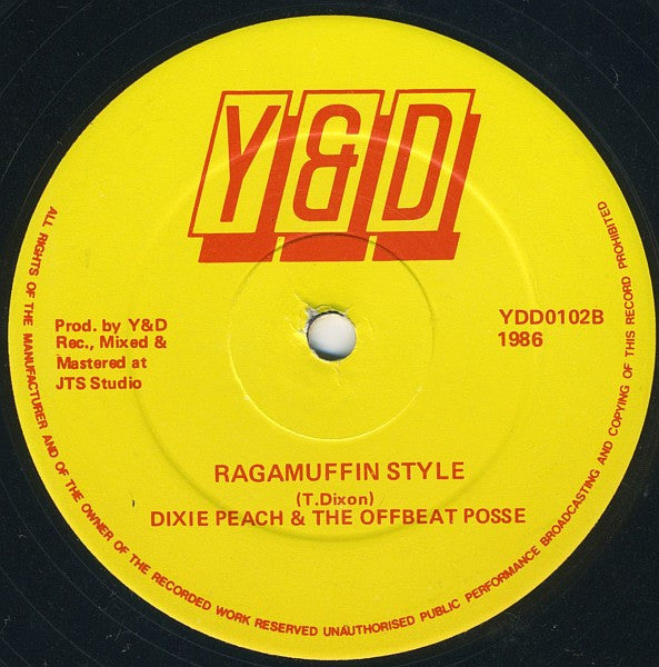 Dixie Peach & The Offbeat Posse : Raggamuffin And Rambo (12")