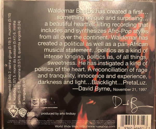 Waldemar Bastos : Pretaluz (CD, Album, Promo)