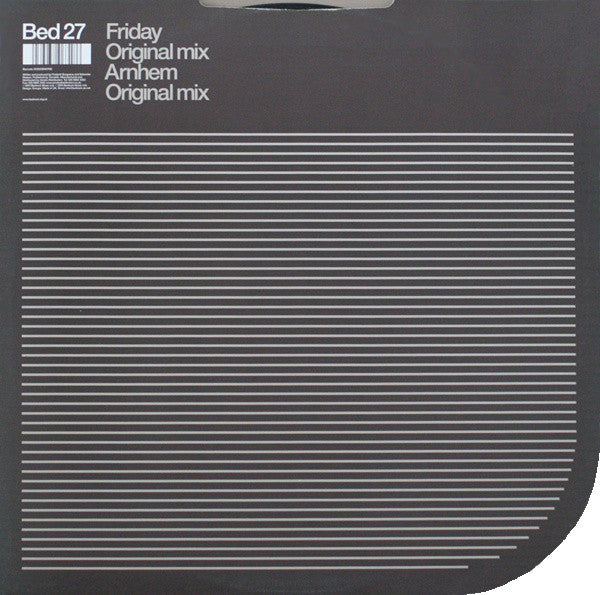 Pako & Frederik : Friday / Arnhem (12")