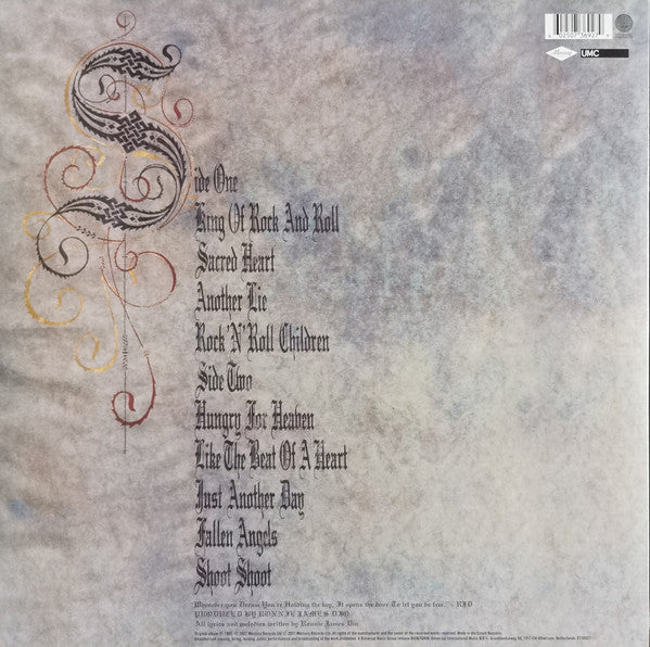 Dio (2) : Sacred Heart (LP,Album,Reissue,Remastered)