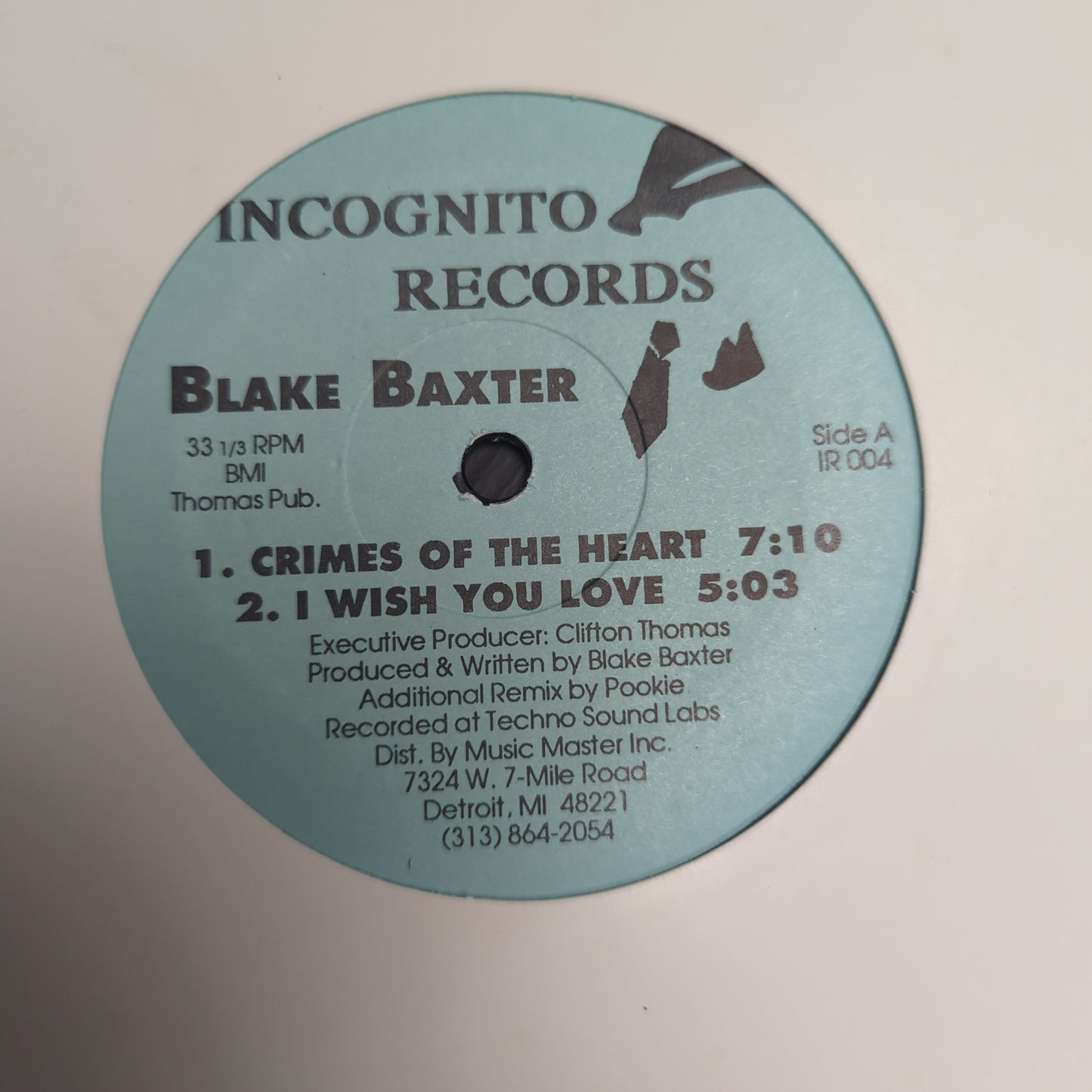 Blake Baxter - Crimes Of The Heart - Vinyl EP