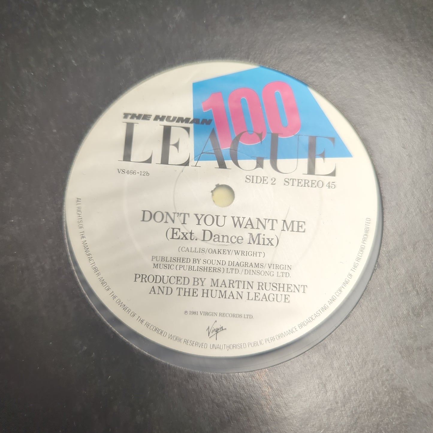 The Human League - Don't You Want Me - 12" Vinyl Single