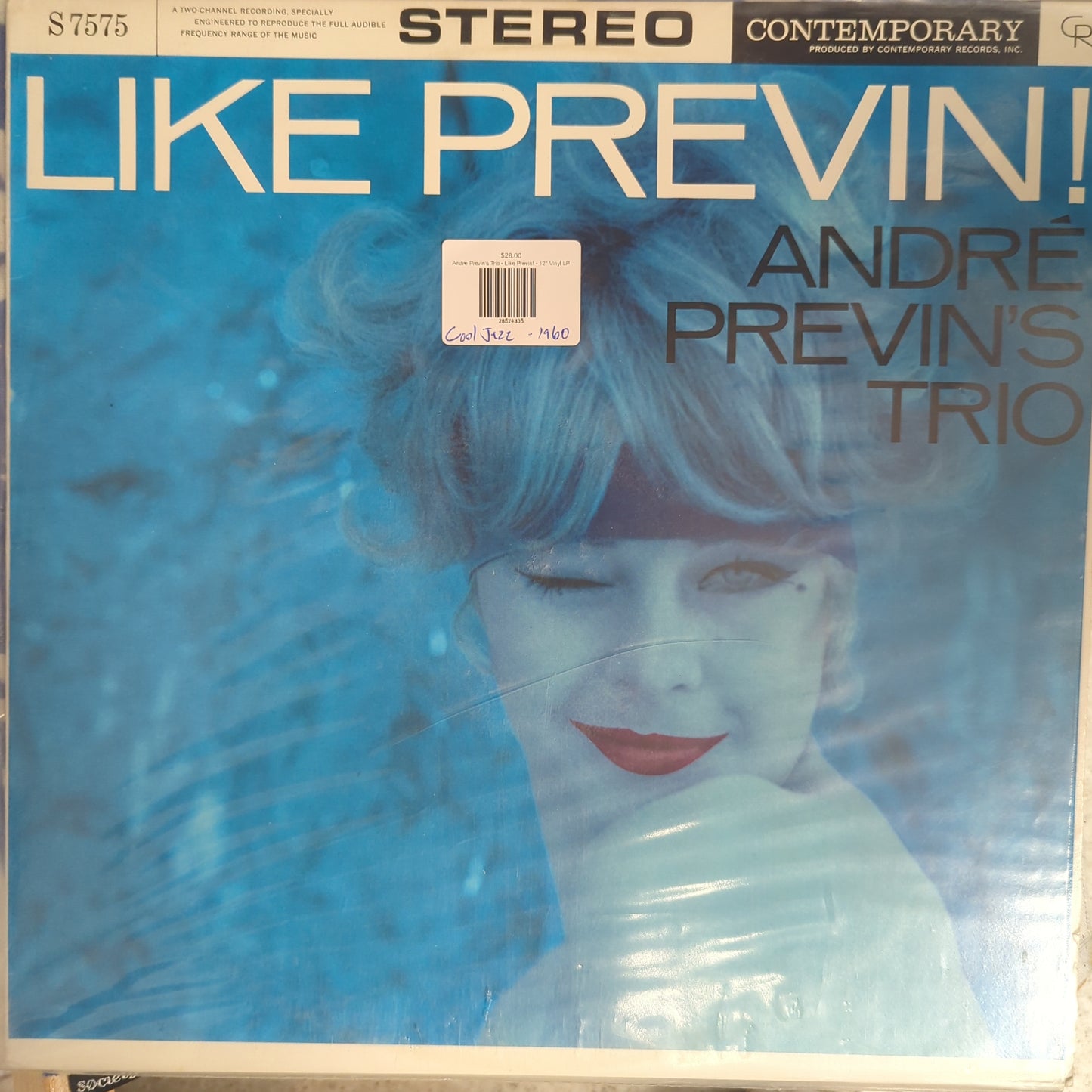 Andre Previn's Trio - Like Previn! - 12" Vinyl LP