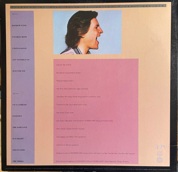 Alan Price : Alan Price (LP, Album, All)