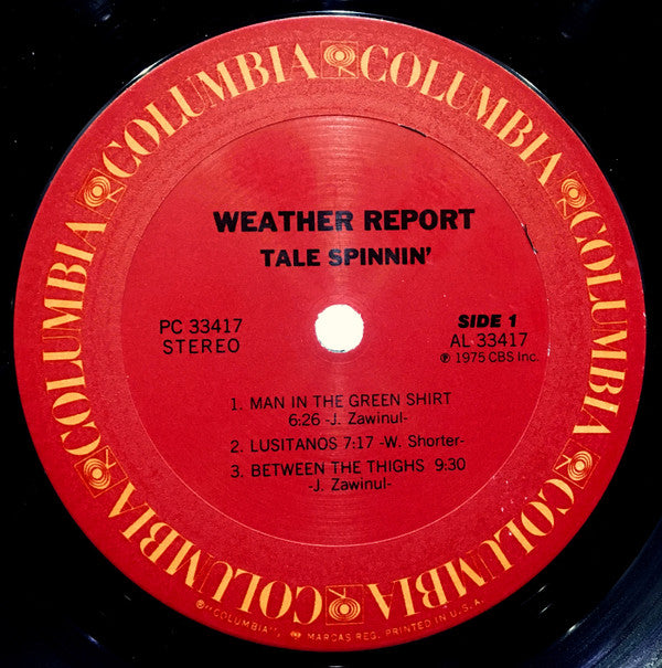 Weather Report : Tale Spinnin' (LP, Album)