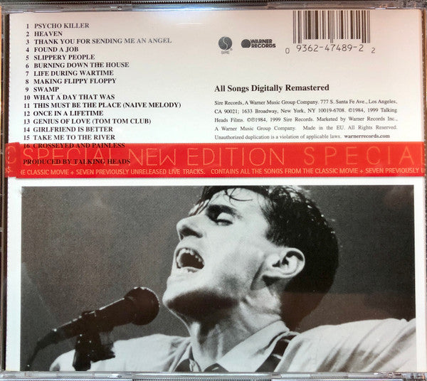 Talking Heads : Stop Making Sense (HDCD,Album,Reissue,Remastered,Special Edition)