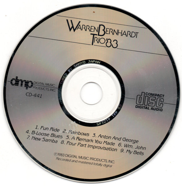Warren Bernhardt Trio : Warren Bernhardt Trio (CD, Album)