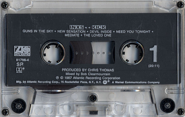 INXS : Kick (Cass, Album, SR,)