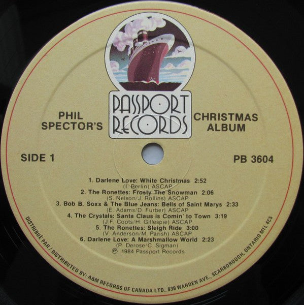 Various : Phil Spector's Christmas Album (LP,Album,Reissue)