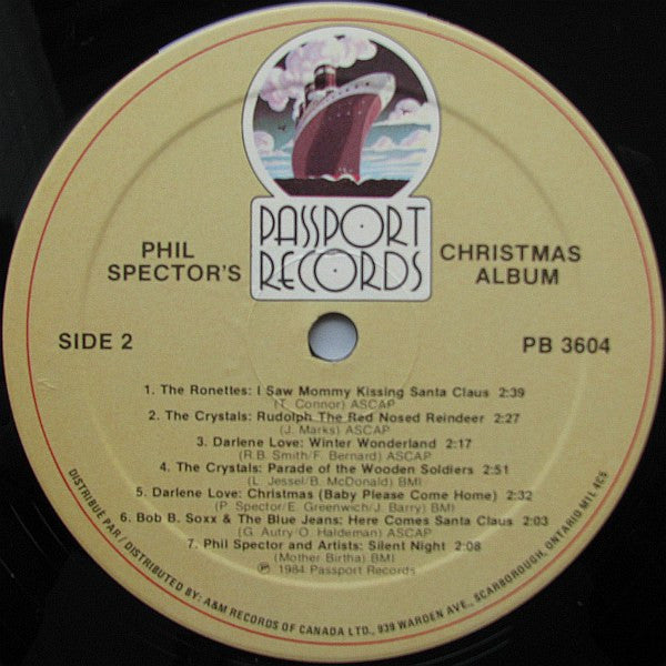 Various : Phil Spector's Christmas Album (LP,Album,Reissue)