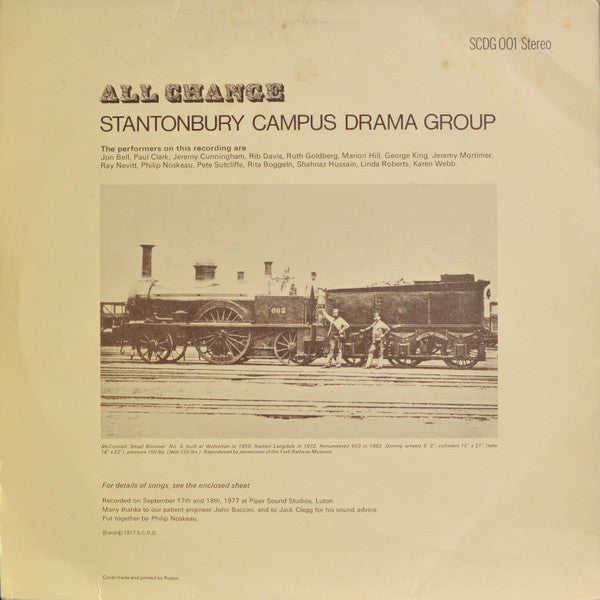 Stantonbury Campus Drama Group : All Change (LP)