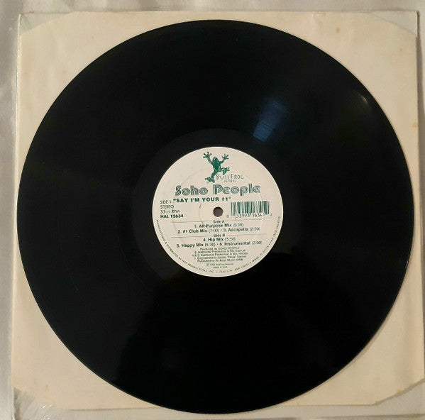 Soho People : "Say i'm your #1" (12",Maxi-Single)