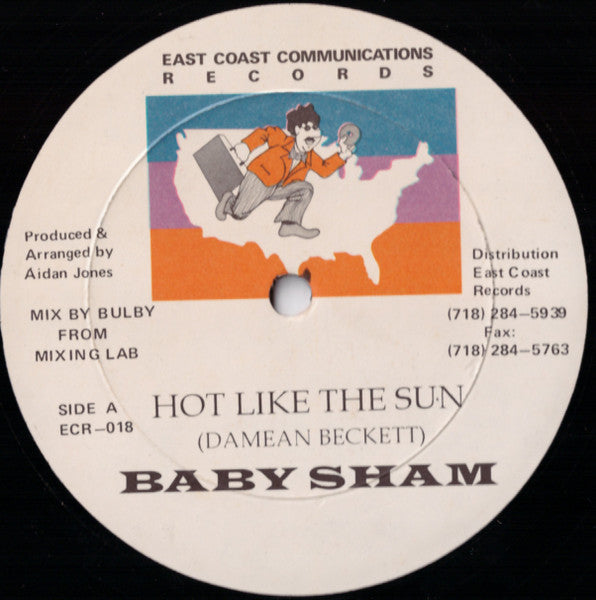 Baby Cham / Richie Tek : Hot Like The Sun / Miracle (12",45 RPM,Maxi-Single,Stereo)