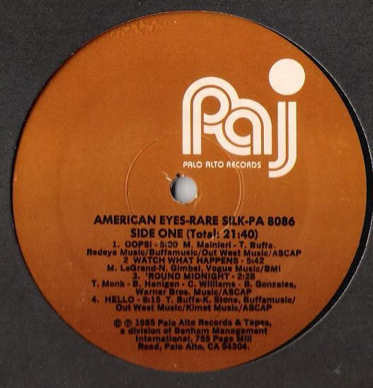 Rare Silk : American Eyes (LP, Album)