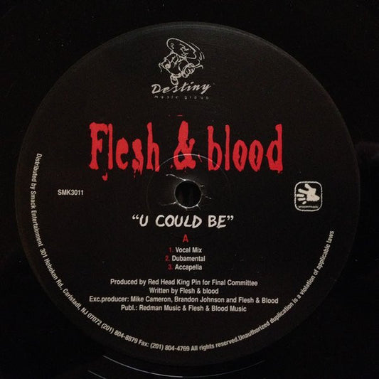 Flesh & Blood (6) : U Could Be (12")
