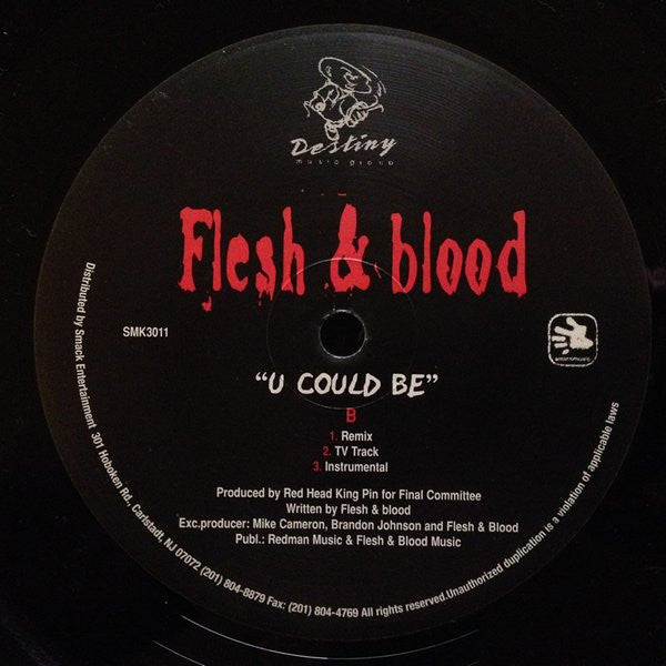 Flesh & Blood (6) : U Could Be (12")