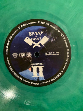 Benny (45) & Harry Fraud : The Plugs I Met 2 (LP, EP, Gre + Flexi, 7", Single, Gre + Ltd, Num, O)