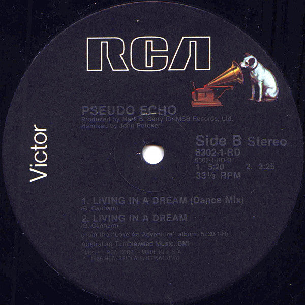 Pseudo Echo : Living In A Dream (12")