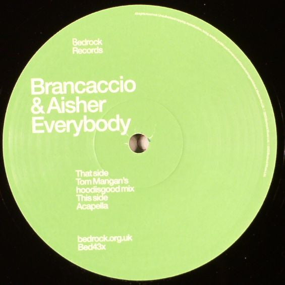 Brancaccio & Aisher : Everybody (12")