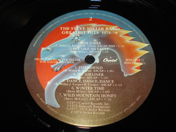 Steve Miller Band : Greatest Hits 1974-78 (LP, Comp, Club)